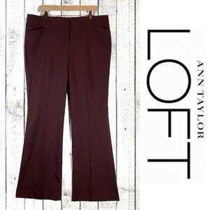 ANN TAYLOR LOFT Women’s Size 14 Pants Trouser Straight Leg Original Fit Stretch